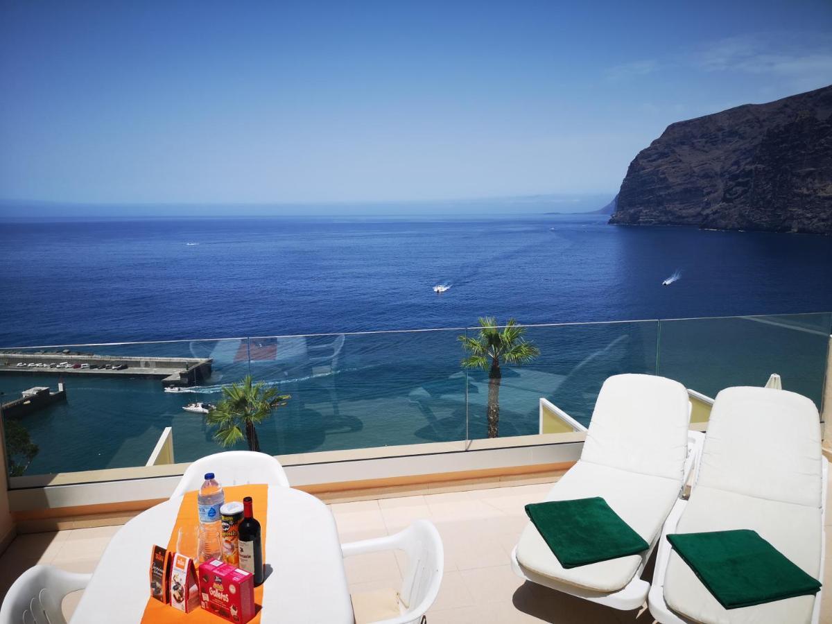 Apartamento Magical Apt. With Sea View & Cliff Acantilado de los Gigantes Exterior foto