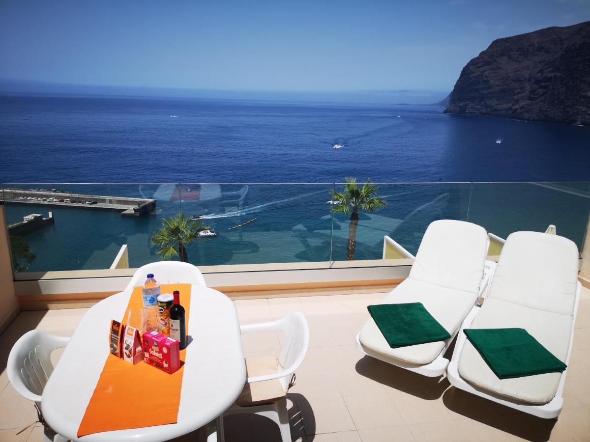 Apartamento Magical Apt. With Sea View & Cliff Acantilado de los Gigantes Exterior foto