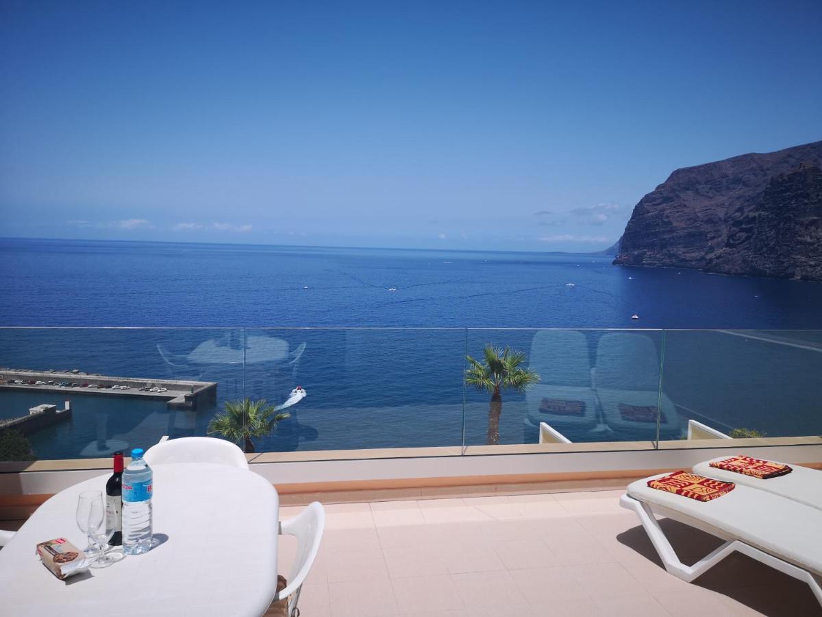 Apartamento Magical Apt. With Sea View & Cliff Acantilado de los Gigantes Exterior foto